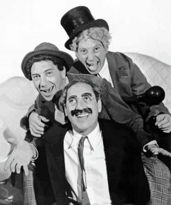 Marx Brothers Comedy Group paint by number