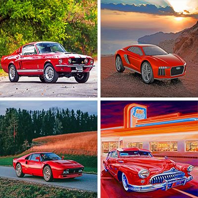 Muscle Car Paint By Numbers