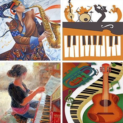 Musicians Paint By Numbers