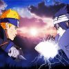Naruto Vs Sasuke Anime paint by number