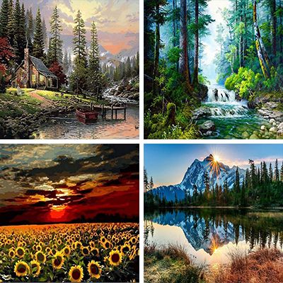 Nature Scenery Paint By Numbers 