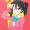 Nico Nico Nii With Long Pigtails paint by number