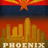 Phoenix Arizona Poster paint by number