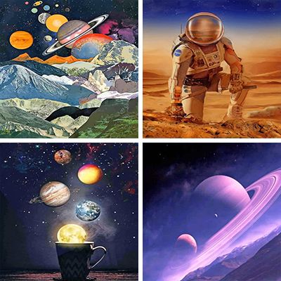 Planets Paint By Numbers