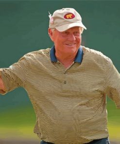 Professional Golfer Jack Nicklaus paint by number