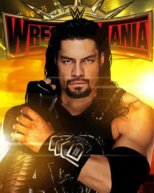 Roman Reigns paint by number