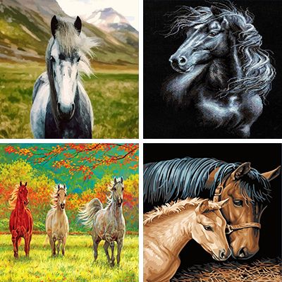Stallions Paint By Numbers