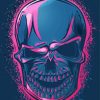 The Pink Skull paint by number