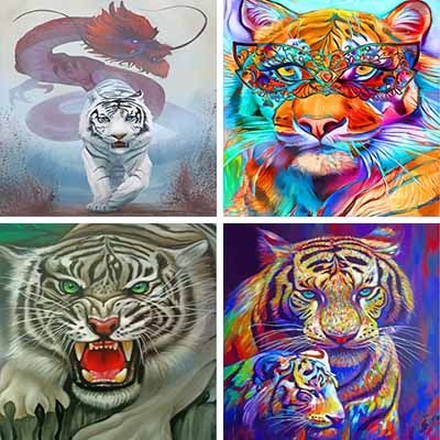 Tigers Paint By Numbers