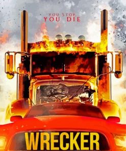 Wrecker Poster paint by number