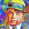 Abstract Al Capone paint by number