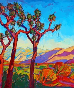 Aesthetic Mojave Desert Art paint by number