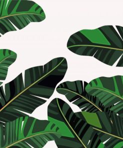 Banana Leaves paint by number