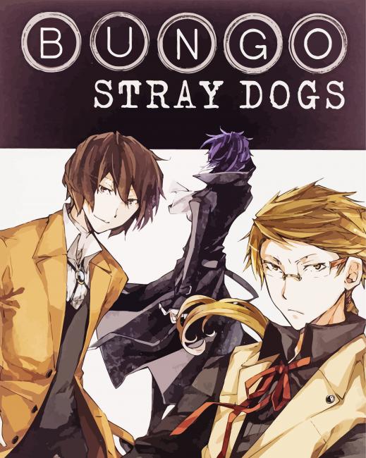 Bungou Stray Dogs Anime Poster paint by number