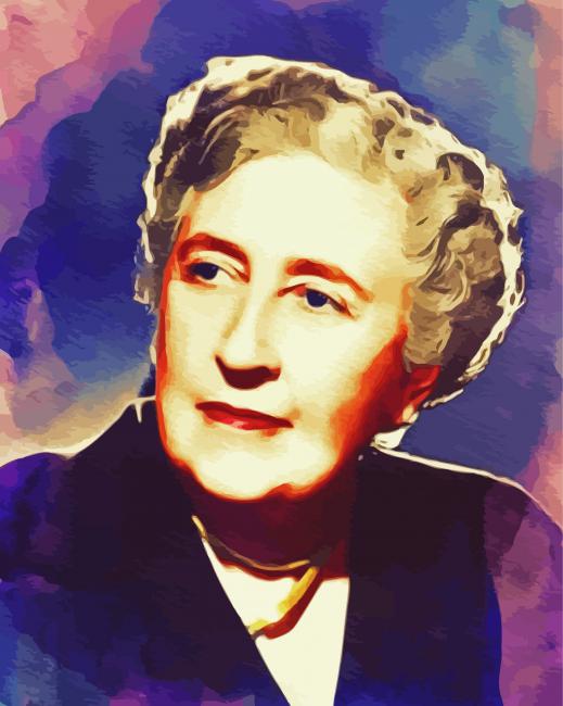 Cool Agatha Christie Art paint by number