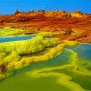 Danakil Depression Ethiopia paint by number