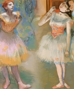 Edgar Degas Dancers Ballet paint by number
