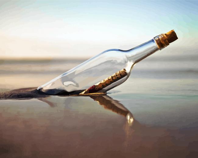 Message In A Bottle paint by number