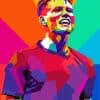 Pop Art Scott Mctominay paint by number