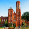 Smithsonian Building Washington DC paint by number