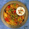 Vegetable Pilau paint by number