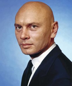 Actor Yul Brynner paint by number