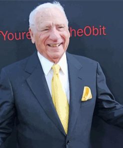 American Actor Mel Brooks paint by number