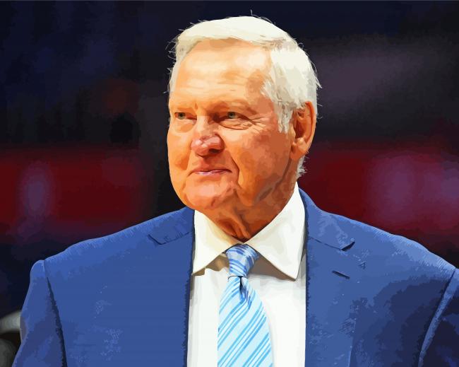 American Jerry West paint by number