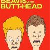 Beavis And Butthead Animation Poster paint by number