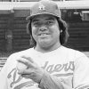Black And White Young Fernando Valenzuela paint by number