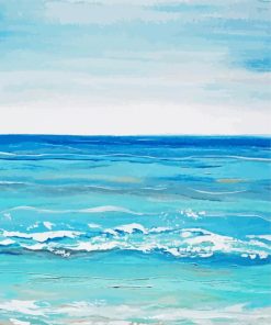 Blue Ocean Abstract paint by number