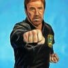 Chuck Norris paint by number