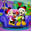 Disney Christmas Mickey Mouse paint by number