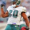 Eagles Player Brian Dawkins paint by number