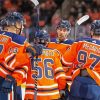 Edmonton Oilers Ice Hockey Team paint by number
