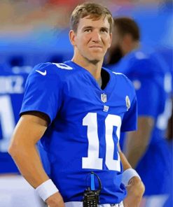 Eli Manning paint by number