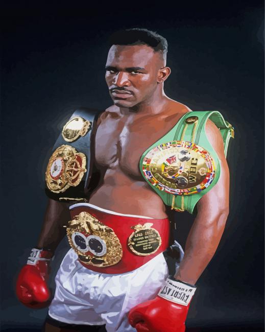Evander Holyfield paint by number