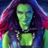Gamora paint by number