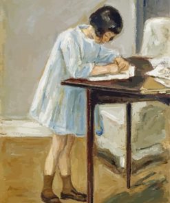 Granddaughter By Max Liebermann paint by number