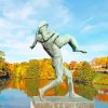 Gustav Vigeland Park Sculpture paint by number