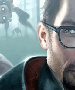 Half Life Survival Game Characters paint by number