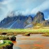 Iceland Landscapes Mountains paint by number