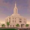 Idaho Pocatello Temple paint by number