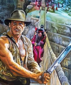 Indiana Jones Scene paint by number