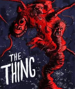 John Carpenter The Thing Film Cover paint by number