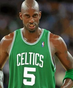Kevin Garnett Celtics Team paint by number