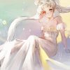 Magical Anime Bride paint by number