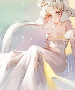 Magical Anime Bride paint by number