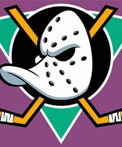 Mighty Ducks Logo paint by number