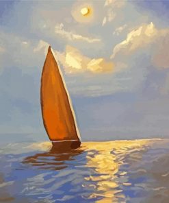 Night Sail Art paint by number